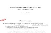 D09 Sistemi Di Autenticazione Introduzione