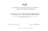 PAUL K. FEYERABEND: Un teatro di ricerca, democrazia e umanitarismo