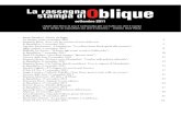 Rassegna stampa di Oblique, settembre 2011