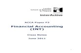 ACCA F3 Notes