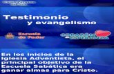 13 Testimonio y Evangelismo