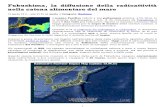 Fukushima, la diffusione della radioattività nella catena alimentare del mare