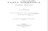 Taylor 1911 Varia Socratica