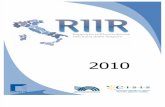 Indice del RIIR 2010-Rapporto sull'Innovazione nell'Italia delle Regioni