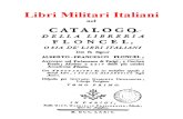 Libri Militari Italiani Nel Catalogo Della Biblioteca Floncel 1774