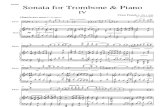 Franck Sonata IV for Trombone