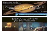 Pianeti e Sistemi Planetari:  400 anni dopo Galileo