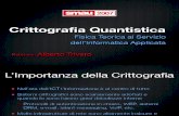 [slides] Crittografia Quantistica