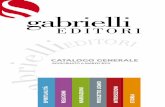 Catalogo 2015 Gabrielli editori