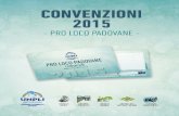 Opuscolo convenzioni Pro Loco Padovane 2015