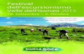 Festival dell'escursionismo Valle dell'Isonzo 2015