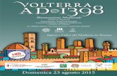 Volterra AD 1398, Domenica 23 Agosto 2015: il programma