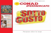 Volantino offerte Conad Ipermercato di Torino dal 3 al 12 settembre 2015