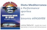 Dieta Mediterranea e Performance Sportiva un binomio vincente