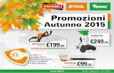 Stihl Promozioni autunno 2015