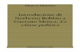 Introduzione di Norberto Bobbio a Gaetano Mosca, "La classe politica"
