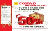 Volantino offerte Conad Ipermercato di Torino dal 3 al 12 dicembre 2015