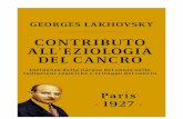 Contributo all'eziologia del cancro - Georges Lakhovsky (1927)