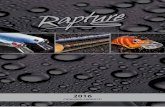 RAPTURE 2016 - Catalogo artificiali - Lures