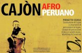 Cajon afroperuano progetto scuole - Mario Cubillas