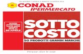 Volantino offerte Conad Ipermercato di Arma dal 7 al 16 aprile 2016