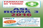Roma ASL 3 2016 - Primo Semestre/Farmacie di Turno