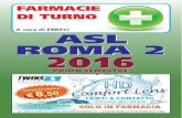 Roma ASL 2 2016 - Primo Semestre/Farmacie di Turno