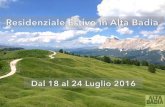Mindfullness - Residenziale estivo val badia 2016 - Attilio Piazza