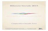 Bilancio sociale 2015 zora