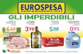 Offerte EUROSPESA dal 22 al 4 luglio 2016