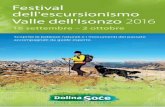 Festival dell'escursionismo Valle dell'Isonzo 2016