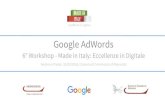 Google AdWords - Made in Italy. Eccellenze in Digitale - Camera di ...