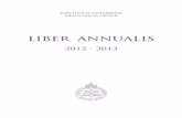 Liber annualis 2012/2013