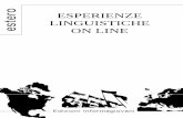 Esperienze linguistiche on-line
