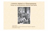 I chimici italiani e il Risorgimento. Verso la riunificazione chimica ...