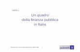 La finanza pubblica in Italia, il Bilancio dello Stato e la Legge ...