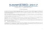 Scarica il regolamento SANREMO 2017