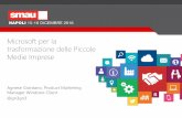 Smau Napoli 2016 - Agnese Giordano, Microsoft