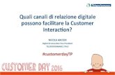Customer day 15 giugno 2016 - Nicola Arcieri