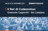 Il Bot di Codemotion - Emanuele Capparelli - Codemotion Milan 2016