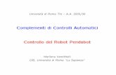 Complementi di Controlli Automatici Controllo del Robot Pendubot