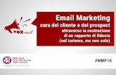 Email Marketing, cura del cliente e del prospect attraverso la costruzione di un rapporto di fiducia (anche nel turismo)