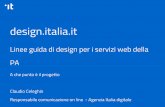 Linee guida di design per i siti web della PA @Claudio Celeghin [Agenzia per l’Italia Digitale]