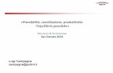 Flessibilità organizzativa, conciliazione famiglia lavoro e performance aziendale Luigi Campagna, consulente Italia Lavoro progetto EQuIPE San Donato Milanese 8-04-2016