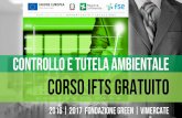 Master Green Economy e Ambiente - Gennaio 2017 - IFTS Gratuito