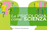 La psicologia come scienza