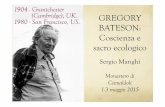 GREGORY BATESON: Coscienza e sacro ecologico