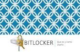 ¿Que es Bitlocker y como usarlo?
