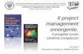 Il project management emergente - Al Complexity Management Literacy Meeting il libro presentato da Elena Pessot