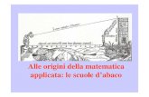 Alle origini della matematica applicata: le scuole d'abaco